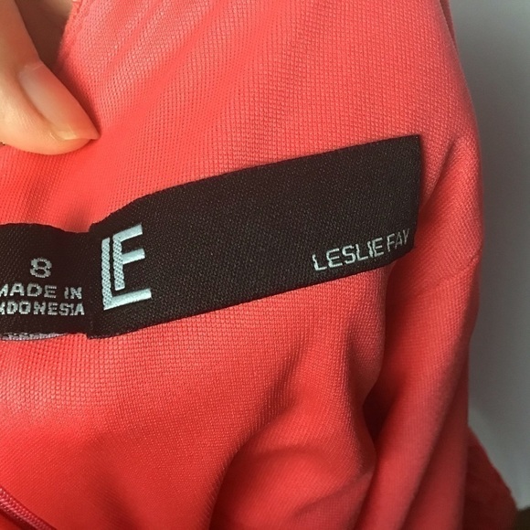 𝅺leslie Fay Mango Lace Sleeveless Dress - Picture 7 of 8